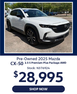 Pre-Owned 2025 Mazda CX-50 2.5 S Premium Plus Package AWD offer