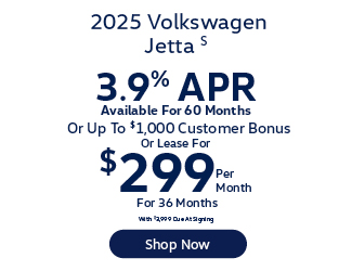 2025 Volkswagen Jetta S Offer