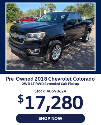 used 2018 chevrolet colorado 2wd lt offer
