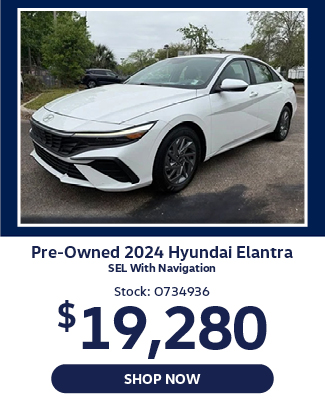 Pre-Owned 2024 hyundai elantra sel offer