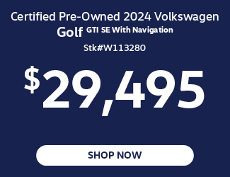 Certified Pre-Owned 2024 Volkswagen Golf GTI SE With Navigation