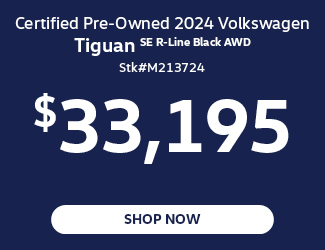 Certified Pre-Owned 2024 Volkswagen Tiguan SE R-Line Black AWD