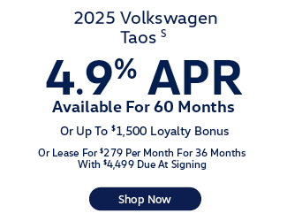 2025 Volkswagen Taos S offer