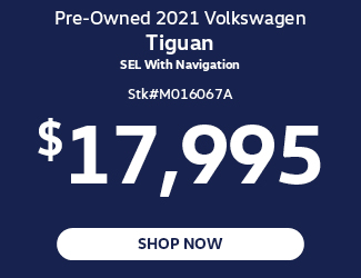 Pre-Owned 2021 Volkswagen Tiguan SEL With Navigation