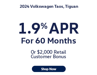 2024 Volkswagen Taos & 2024 Volkswagen Tiguan offer