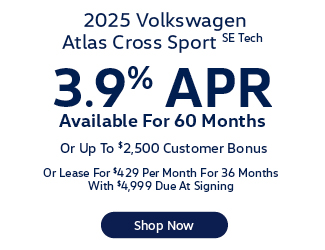 2025 Volkswagen Atlas Cross Sport SE Tech offer