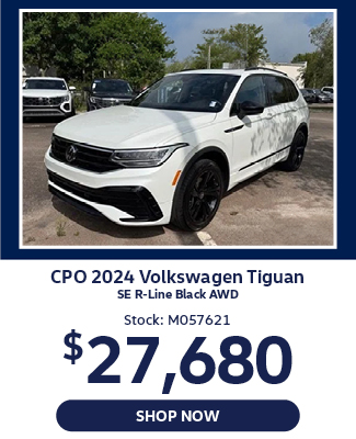 Certified Pre-Owned 2024 Volkswagen Tiguan SE R-Line Black AWD offer