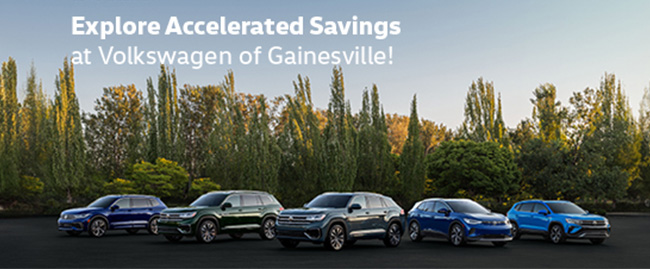 Explore accelerated savings at Volkswagen of Gainesville