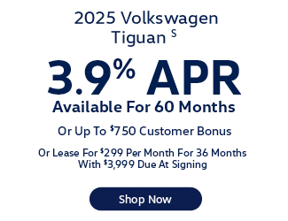 2025 Volkswagen Tiguan Tech offer