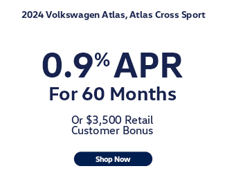 2024 Volkswagen Atlas and 2024 Volkswagen Atlas Cross Sport offer