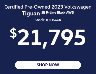 Certified Pre-Owned 2023 Volkswagen Tiguan SE R-Line Black AWD offer