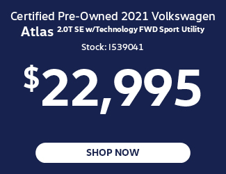 Certified Pre-Owned 2021 Volkswagen Atlas 2.0T SE w/Technology FWD Sport Utility offer