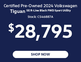Certified Pre-Owned 2024 Volkswagen Tiguan SE R-Line Black FWD Sport Utility offer
