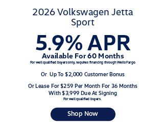 2026 Volkswagen Jetta S Offer