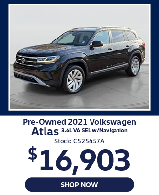 Pre-Owned 2021 Volkswagen Atlas 3.6L V6 SEL With Navigation offer