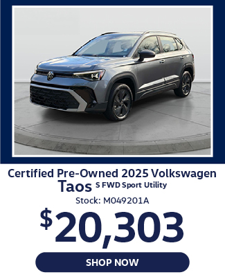 Certified Pre-Owned 2025 Volkswagen Taos S FWD Sport Utility offer