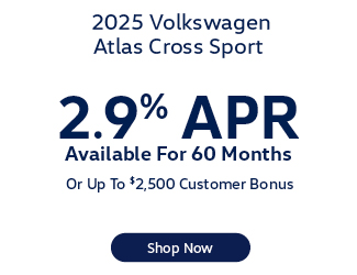 2025 Volkswagen Atlas Cross Sport offer