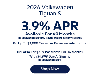 2026 Volkswagen Tiguan S offer