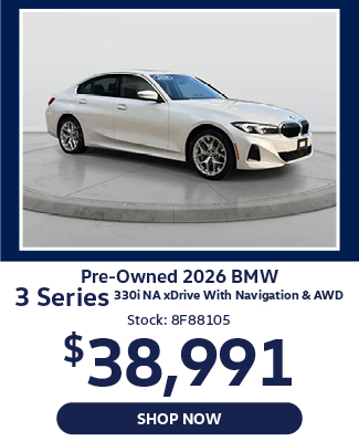 Pre-Owned 2026 BMW 3-series 330i na xdrive awd 4dr offer