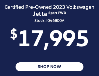 Certified Pre-Owned 2023 Volkswagen Jetta offer