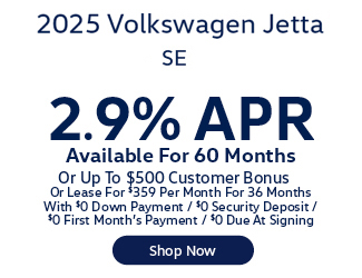 2025 Volkswagen Jetta S offer