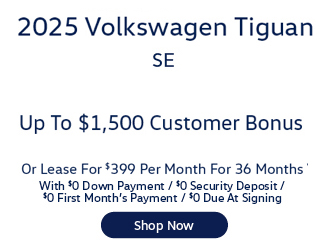 2025 Volkswagen Tiguan S offer