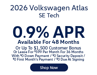 2025 Volkswagen Atlas offer