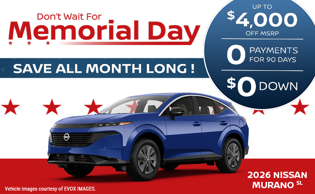 Dont wait for Memorial Day Save all month long
