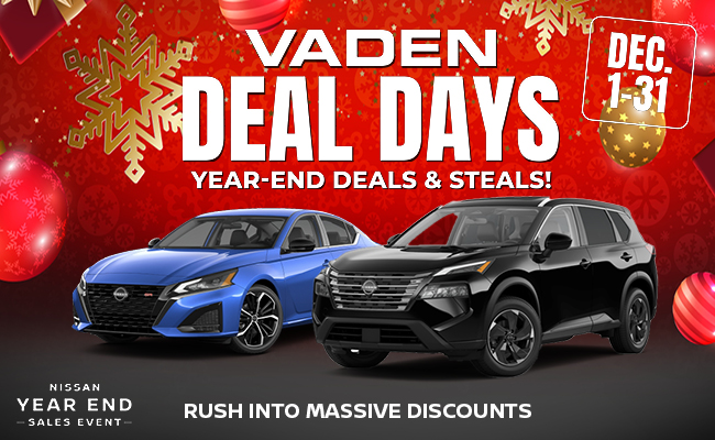 The Fall that sells them all at Vaden Nissan Hilton Head