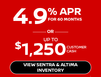 2026 Nissan Sentra & Altima offer