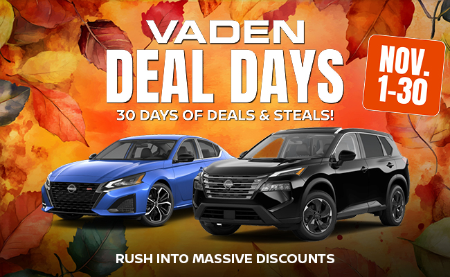 The Fall that sells them all at Vaden Nissan Savannah