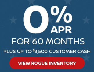 New Nissan Rogue offer