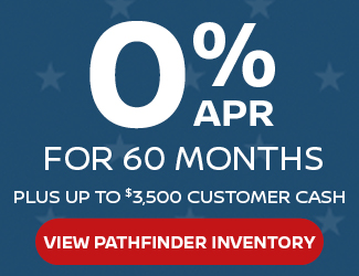 New Nissan Pathfinder offer