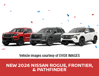 2026 Nissan Rogue, Frontier, and Pathfinder