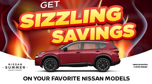 Sizzling Savings right now at Vaden Nissan Savannah
