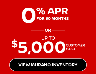 New Nissan Murano offer
