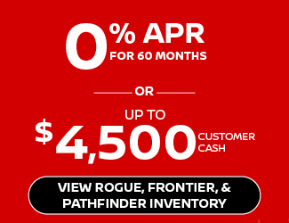2026 Nissan Rogue, Frontier, and Pathfinder offer