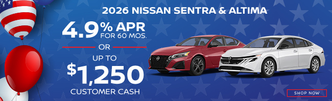 2026 Nissan Sentra and Altima