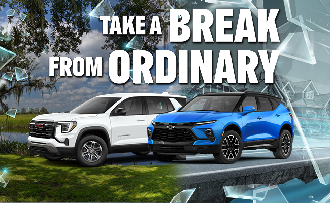 take a break from the ordinary