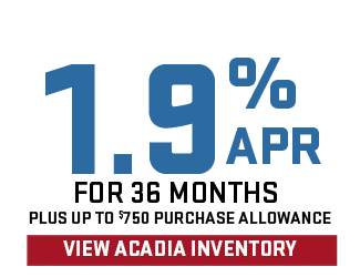 GMC Acadia offer