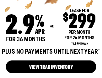 2026 Chevy Trax LT offer