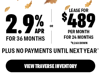 2026 Chevy Traverse LT offer