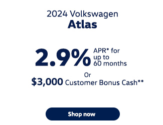 Volkswagen Atlas special offer