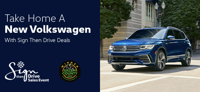 Take home a new Volkswagen with Sign Then Drive Deals