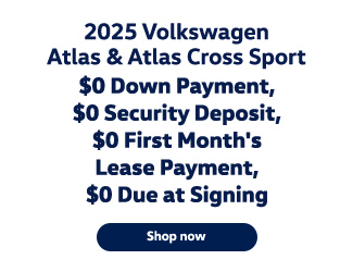 Volkswagen Atlas and Atlas Cross Sport offer