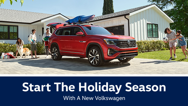 Start the holiday season with a new Volkswagen