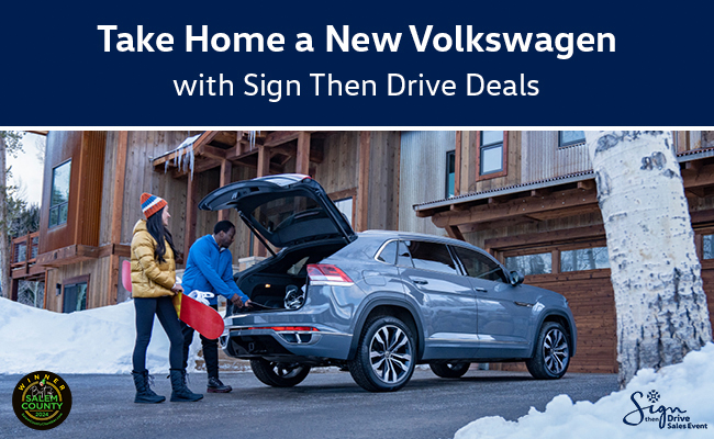 Take home a new Volkswagen with Sign Then Drive Deals