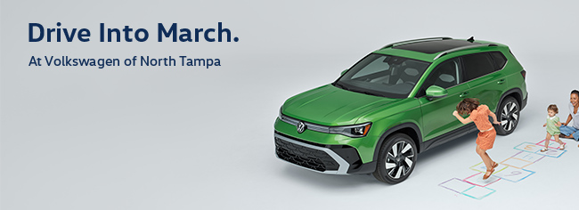 Drive into March - at Volkswagen on North Tampa
