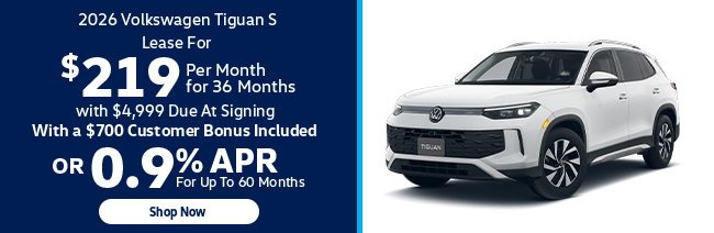 2026 Volkswagen Tiguan S offer
