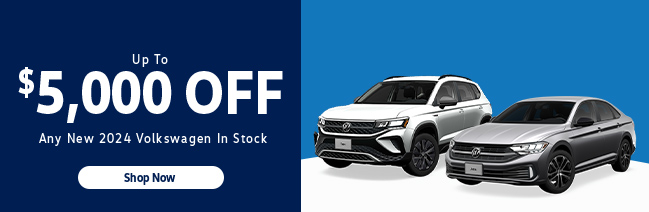 discount on any 2024 Volkswagen